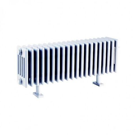 Acova – Radiateur eau chaude en acier plinthe 724W – 14 éléments verticaux – Pression 10 bars – Dimensions 120-165mm – M6C514030