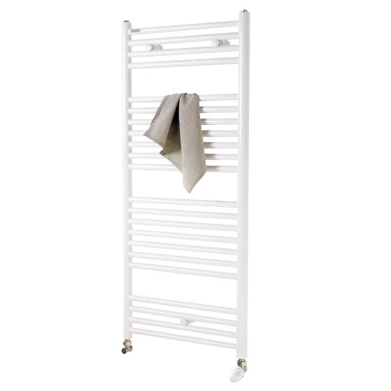 Radiateur sèche-serviettes chauffage central en acier atoll spa - sl - Puissance : 388 w - h= 746 mm - L=500 mm - Blanc Pure White ral 9016