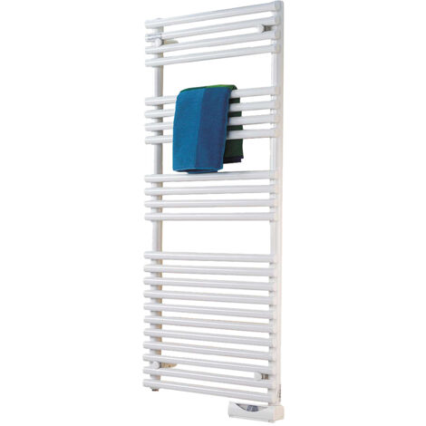 Acova – Sèche-serviette électrique 1250W – Acier extra-plat avec collecteurs ronds – Programmation TimerProg – TLN125060TF