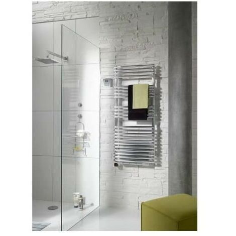 Acova – Sèche-serviette électrique chromé 1300W avec soufflant 1000W – Résistance thermoplongeante – TLNO030050IFS