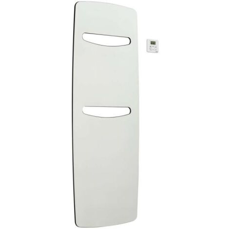 Acova – Sèche-serviette électrique 750W – Extra-plat 16mm – Programmation hebdomadaire – Détection ouverture/fermeture fenêtre – Pure White 603 - TGN-150-060