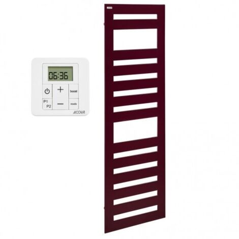 Acova – Sèche-serviette mixte 1054W/900W – Résistance thermoplongeante – Télécommande RadioFréquence – Dimensions compactes - ASV-180-075