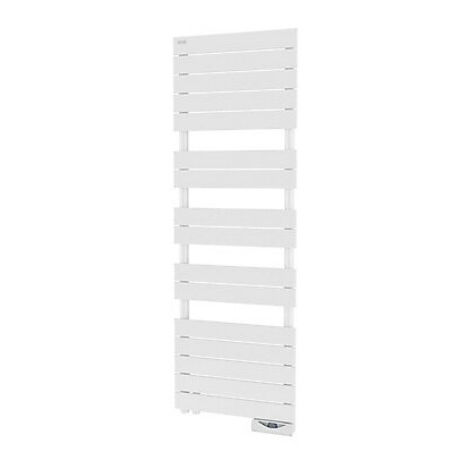 Acova – Sèche-serviettes mixte 980W/1200W – Extra-plat avec fixation Claustra – Thermostat électronique Bluetooth – Blanc Traffic White RAL 9016 - AFAS-185-060-TF