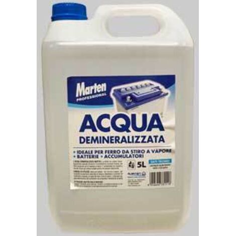 Acqua demineralizzata 5 lt