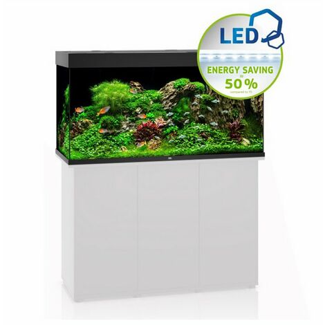 Acquario Dubai 80 Led NERO Black 125lt con allestimento dolce