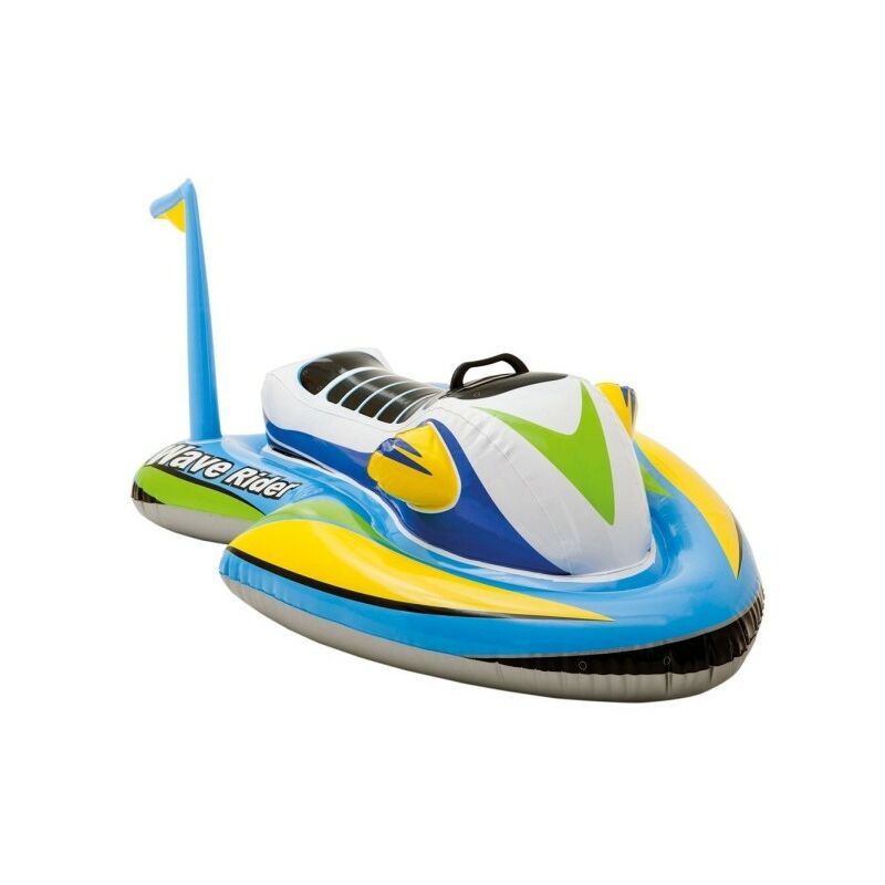 Trade Shop Traesio - Patinete De Agua Hinchable Hinchable Juego De Niños 117 X 77 Cm Piscina De Mar