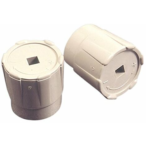 Acquastilla 105478 Manopole per Valvole Radiatori, Multicolore, Set di 25 Pezzi