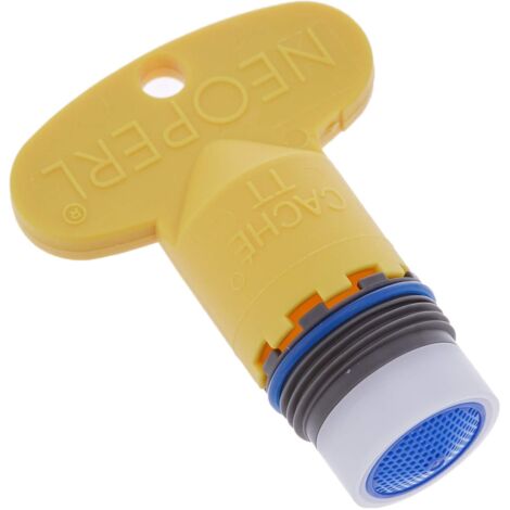 Acquastilla 116561 Aeratore Interno Neoperl Cachè e Chiave, Multicolore