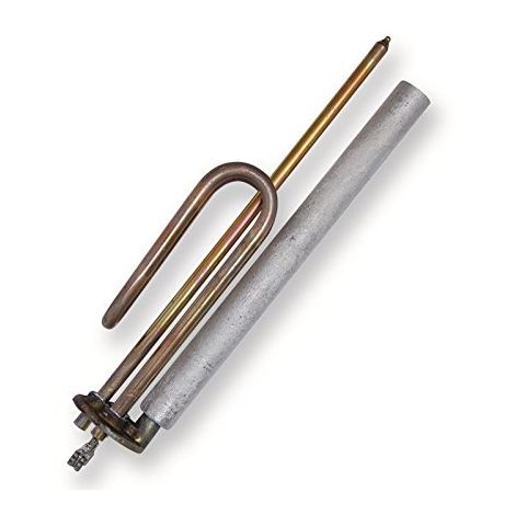 Acquastilla 116575 Resistenza Curva con Anodo, Multicolore