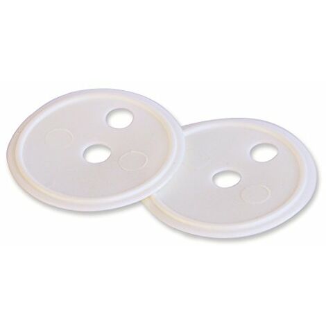 Acquastilla 117512 Guarnizioni per Cerniere WC, Multicolore, Set di 20 Pezzi