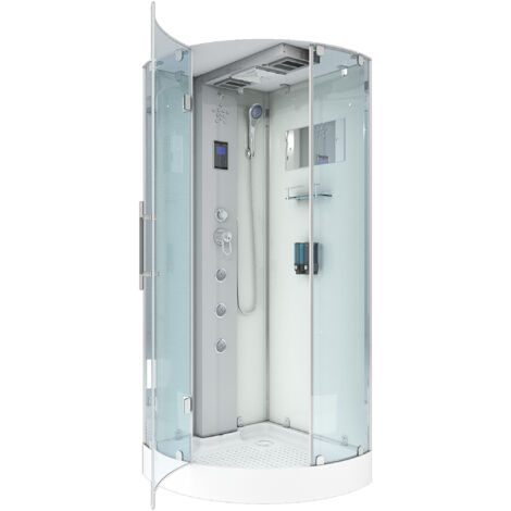 AcquaVapore D37-10L2 Dusche Dampfdusche Duschtempel Duschkabine 90x90 OHNE 2K Scheiben Versiegelung