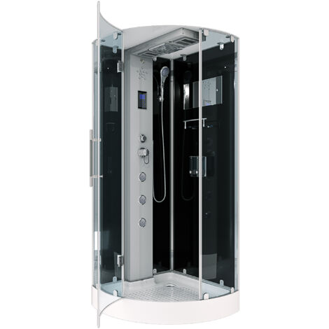 AcquaVapore D37-13L2 Dusche Dampfdusche Duschtempel Duschkabine 90x90 OHNE 2K Scheiben Versiegelung