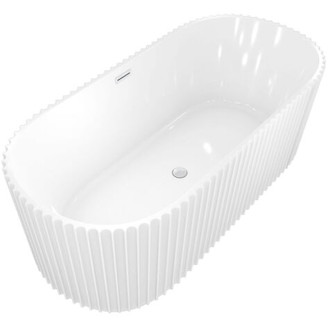 AcquaVapore freistehende Badewanne Wanne Acryl F08 170x80cm