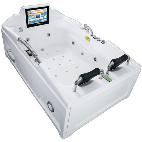 AcquaVapore Whirlpool Vollausstattung Pool Badewanne Wanne mit TV T18R-TH 188x120cm