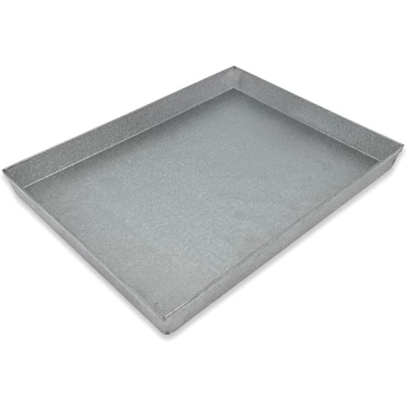 Acquaverde - Plat à four pour pizza, focaccia, pain et biscuits, rectangulaire 30 x 40 cm, en acier antiadhésif, résistant aux hautes températures