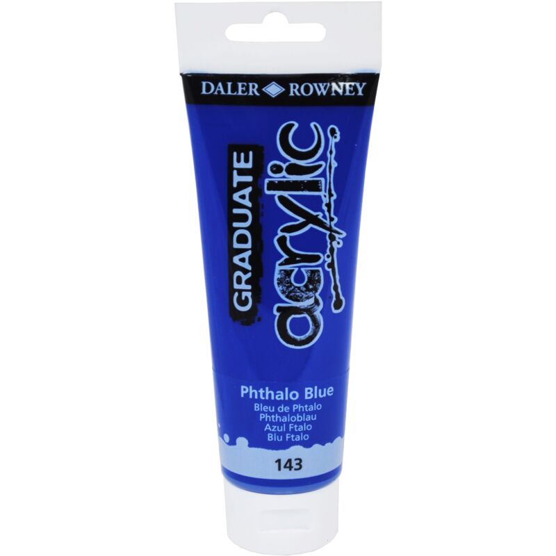 

Pintura Acrilica Graduate Daler Rowny 120 Ml | Color: 143 Phthalo Blue / Azul Ftalo - 143 Phthalo Blue / Azul Ftalo