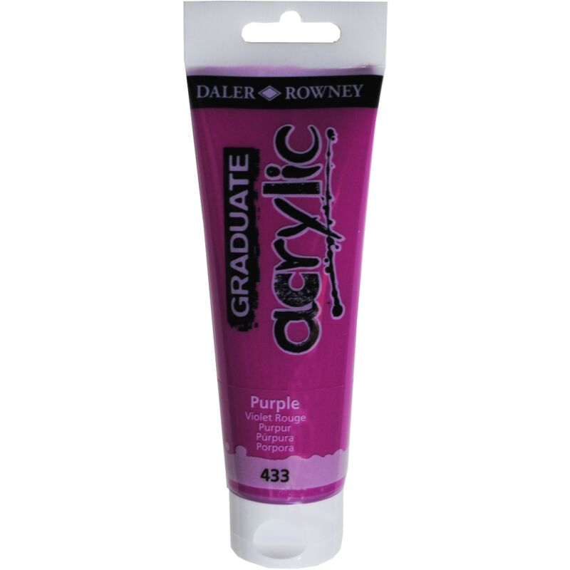 

Pintura Acrilica Graduate Daler Rowny 120 Ml | Color: 433 Purple / Purpura - 433 Purple / Purpura