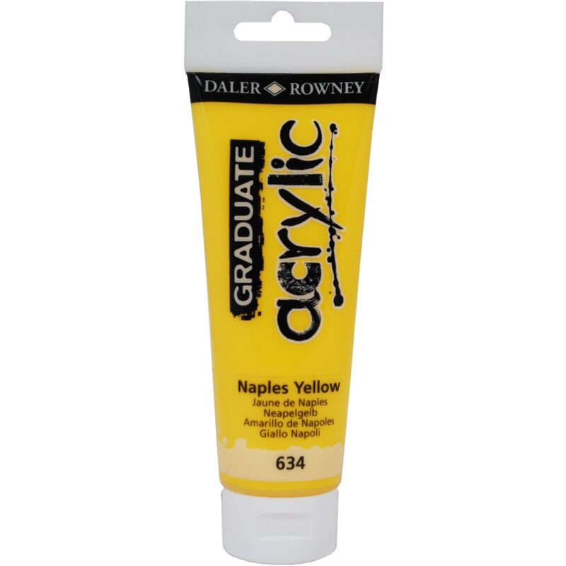 

Pintura Acrilica Graduate Daler Rowny 120 Ml | Color: 634 Naples Yellow / Amarillo Napoles - 634 Naples Yellow / Amarillo Napoles