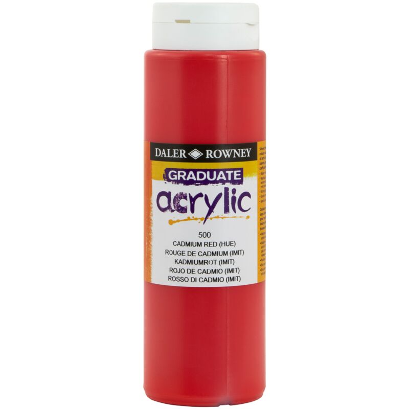 

Pintura Acrilica Graduate Daler Rowny 500 Ml | Color: 500 Cadmium Red Hue / Rojo De Cadmio - 500 Cadmium Red Hue / Rojo De Cadmio