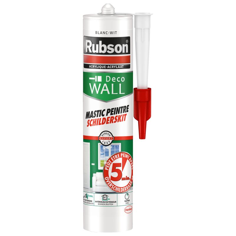 

Acrílico masilla 'Pintor' White 300 ml - Blanc - Rubson