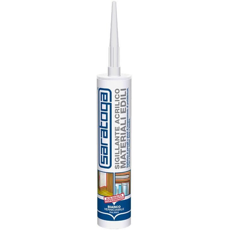 Sigillante Acrilico Bianco 450 G Saratoga