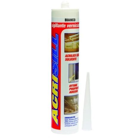 Acrisill  sigillante acrilico verniciabile bianco 310 ml