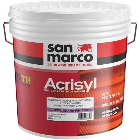Acrisyl grana finissima (0,6) kg 25 bianco