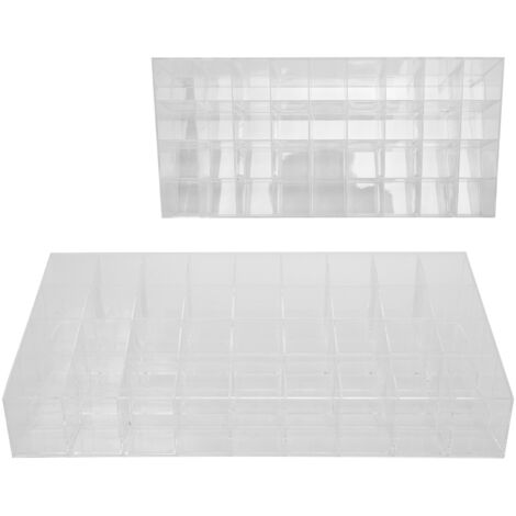 Acryl-Aufbewahrungsbox für Lippenstifte, Make-up-Organizer, transparente Kosmetikvitrine
