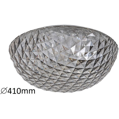 Acryl Deckenleuchte 41 cm LED 24W aschgrau rund Jillian 6967 Rabalux