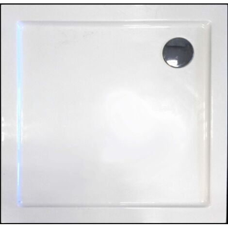 Acryl Eckbrausetasse 90x90x12 cm