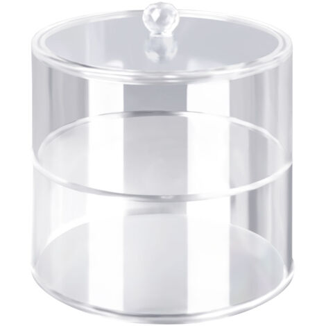 Acryl-Gürtelorganizer mit 2 Ebenen [Gürtelaufbewahrungszubehör] – Transparent, Maße 16 x 14 cm, Magnetisches und multifunktionales Design