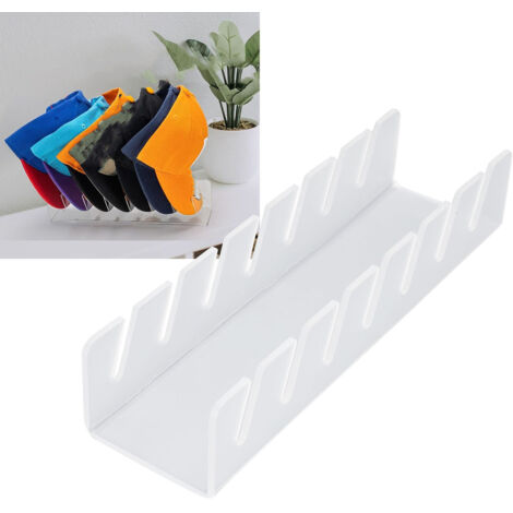 Acryl-Kappenhalter, platzsparend, multifunktional, stilvolles Design, für 7 Kappen, Präsentationsständer