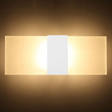 Acryl-LED-Wandleuchte für den Innenbereich, warmweißes Licht, Nachttischlampe
