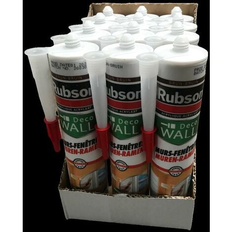 RUBSON Acryl Maleracryl - Wände & Fenster - Innen & Außen - braun - 12 x 280ml