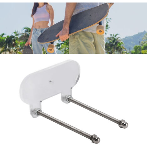 Acryl-Skateboard- und Instrumentenständer mit komplettem Montageset