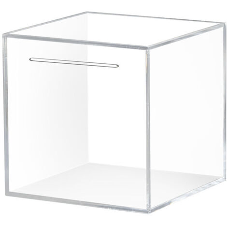 Acryl-Spardose, transparente Spardose, Kinder-Spardose (nicht zu öffnen), Spardose für Kinder und Erwachsene, Mädchen und Jungen