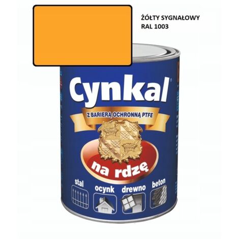 ACRYLGRUNDIERUNG EMAILLE ZINK 0,7L SIGNALGELB 1003 - M/CYN.ŻÓS0.7