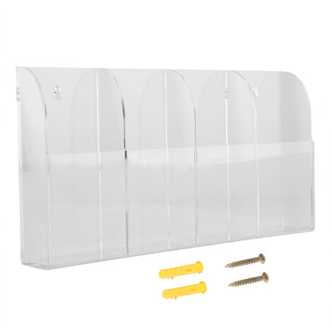 Acrylic Air Conditioner Remote Control Holder Case Storage Box Wall Mount