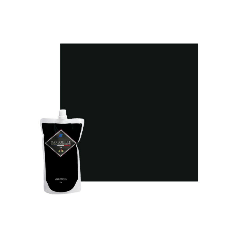 Acrylic paint Barbouille For walls and ceilings - 1 l - Maleficio Black