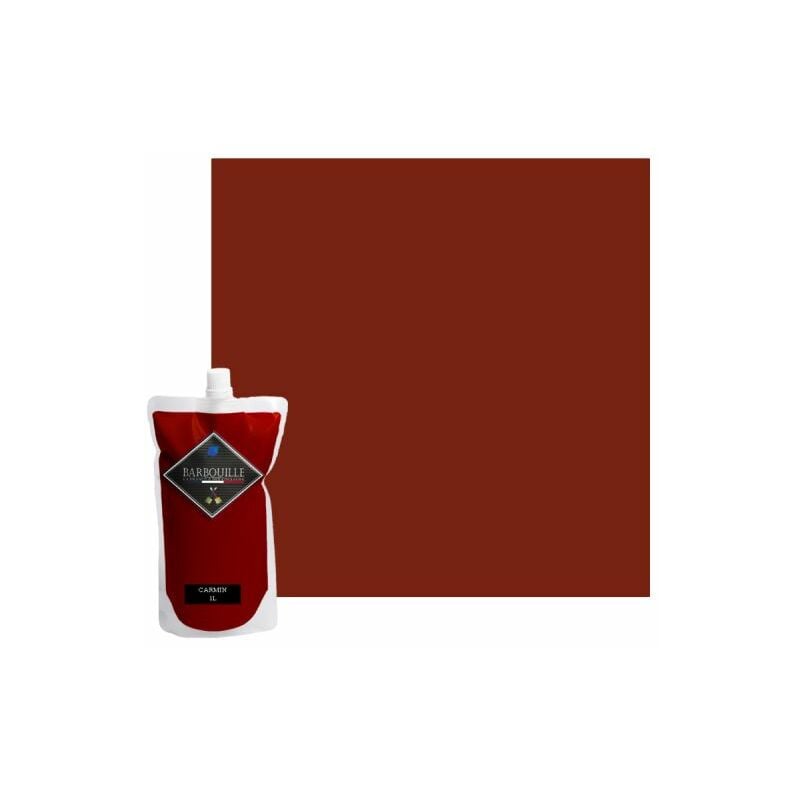 Acrylic paint BARBOUILLE - For walls and ceilings - 1L - Carmine Red