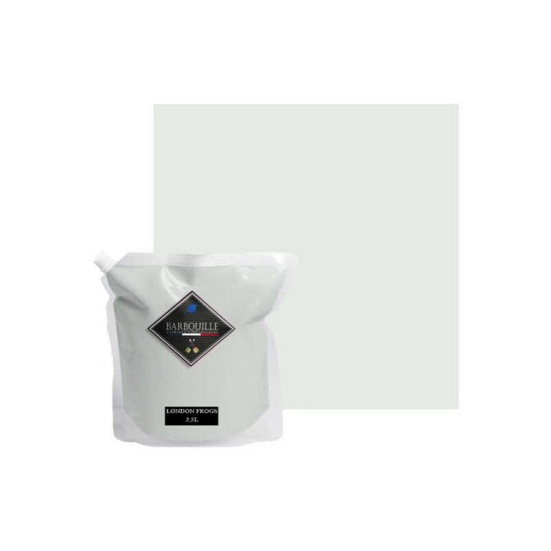 Acrylic paint washable satin Barbouille For walls, ceilings, furniture and wood - 2.5L - White London frogs