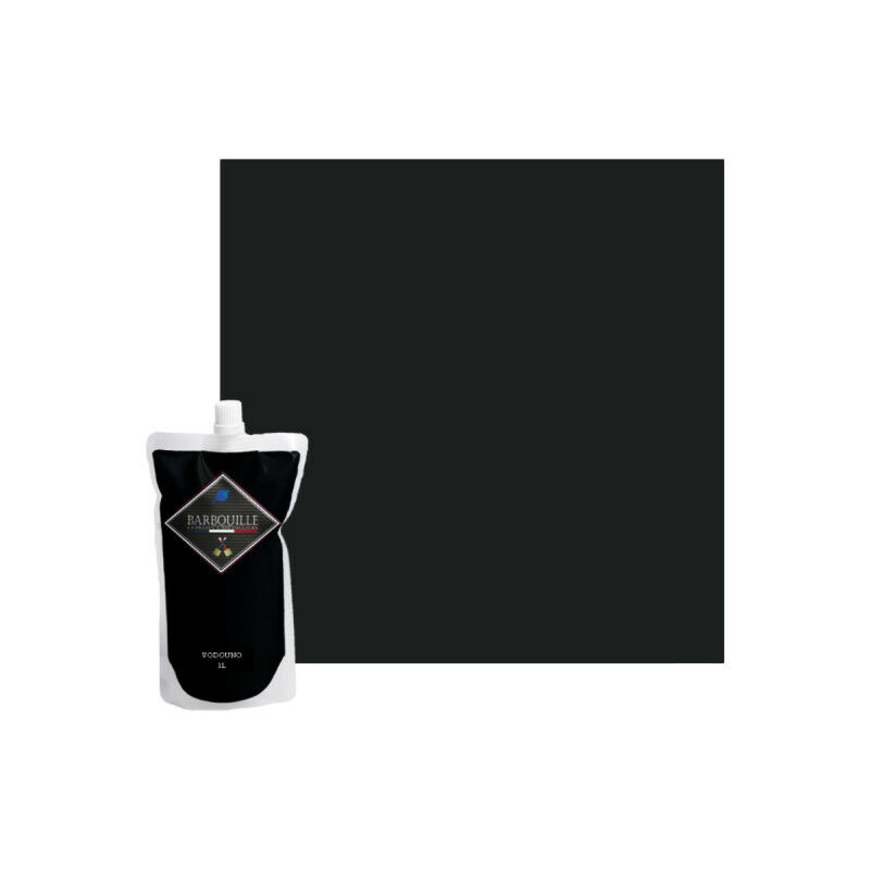 Acrylic paint washable velvet Barbouille For walls and ceilings - 1L - Black Vodounô