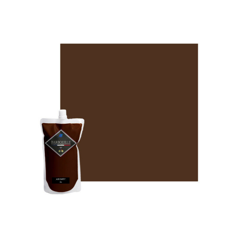 Acrylic paint washable velvet Barbouille For walls and ceilings - 1L - Marron Abomey