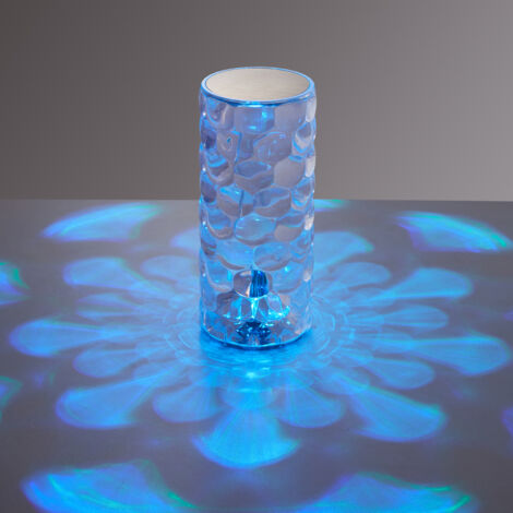 Acrylic RGB Dimmable Table Lamp Bedside Lighting Decor with Remote Control