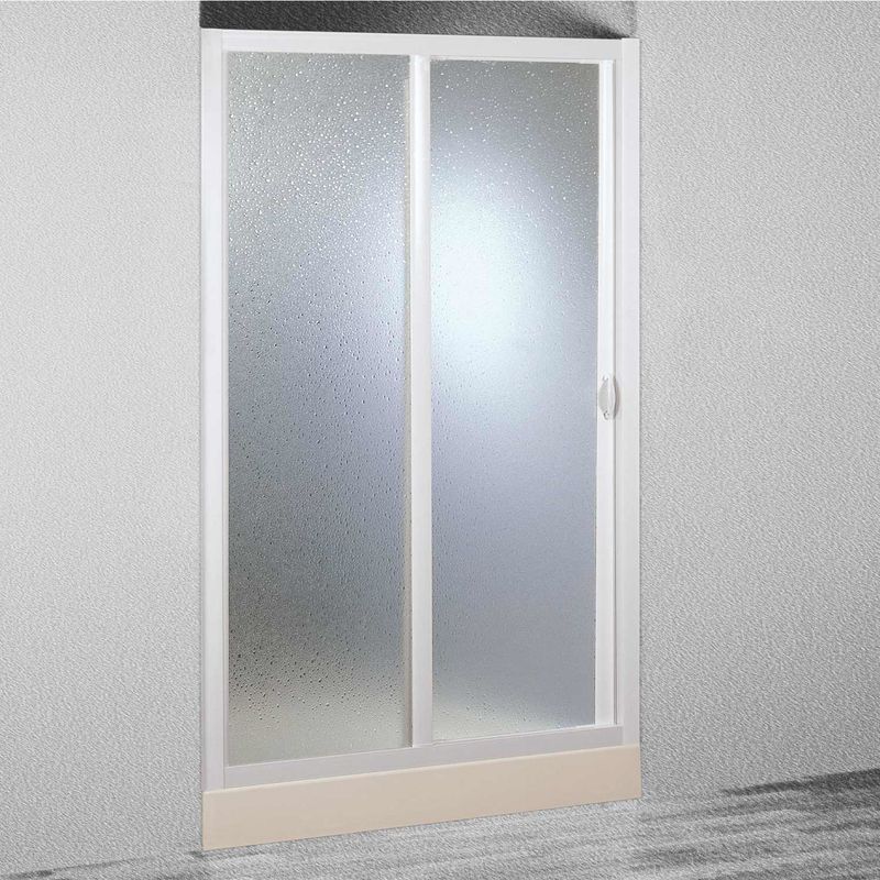 Acrylic Shower Door 1000 Mm Mod Smart With Side Opening