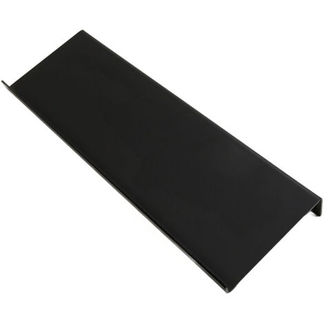 Acrylic Tilted Computer Keyboard Holder Low Front Lip Polished Finish Keyboard Riser Keyboard Holder for Office Black
