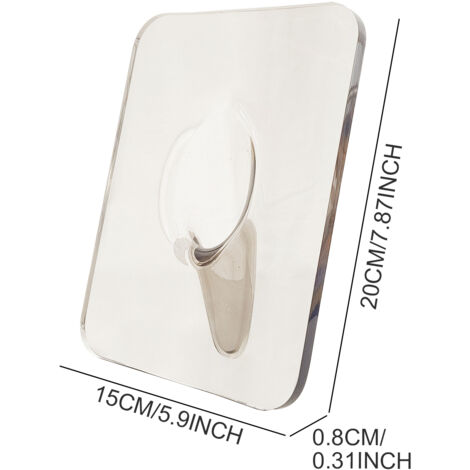 Acrylvase im Bilderrahmen-Stil – Transparentes Modell 20 x 15 cm – Elegante Dekoration für Zuhause, Büro und Hochzeiten