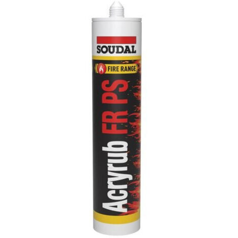 Acryrub FR PS - Mastic acrylique - Soudal - Cartouche de 310 ml