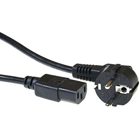 Câble Alimentation PC 3Go CEE7 Mâle/C13 Femelle 1,8m Noir