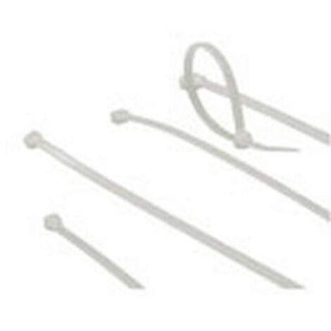 ACT Cable ties transparant, length 203 mm,width 3.6 mm. Length: 203 mm Cable tie trans 203/3.6mm (CT1040)